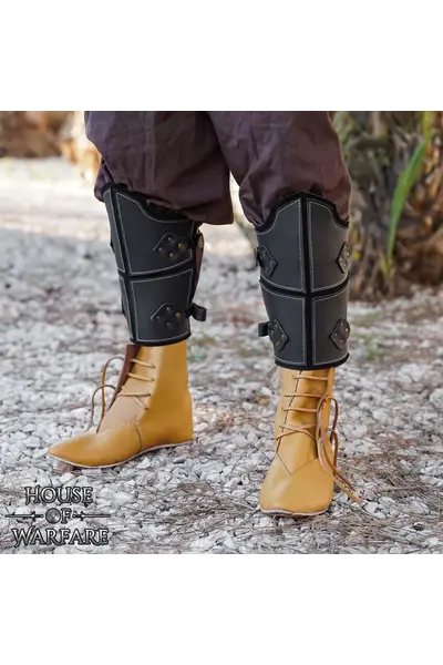 Leder-Beinschienen Callon - Celtic Webmerchant
