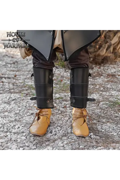 Leder-Beinschienen Finwe - Celtic Webmerchant
