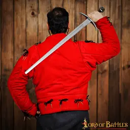 15th century gambeson, red - Celtic Webmerchant