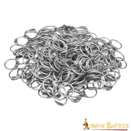 1kg maliënringen zwart, ronde ringen, ronde klinknagels, 9mm - Celtic Webmerchant