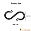 Hand-forged S-hooks set of 5 pieces, 8cm - Celtic Webmerchant