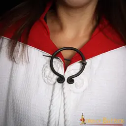 Iron Horseshoe Fibula with Spirals - Celtic Webmerchant