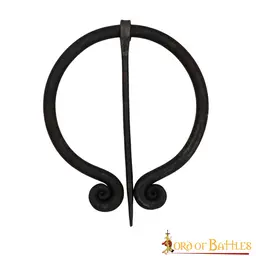 Żelazna fibula w kształcie podkowy ze spiralami - Celtic Webmerchant