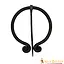 Fibula di ferro a ferro di cavallo con spirali - Celtic Webmerchant