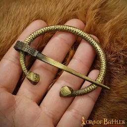 Fibula a ferro di cavallo in ottone di Birka - Celtic Webmerchant