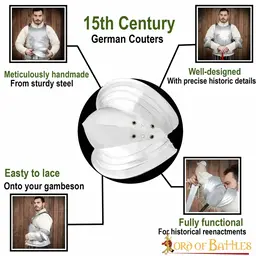 Niemieckie nakolanniki z XV wieku - Celtic Webmerchant