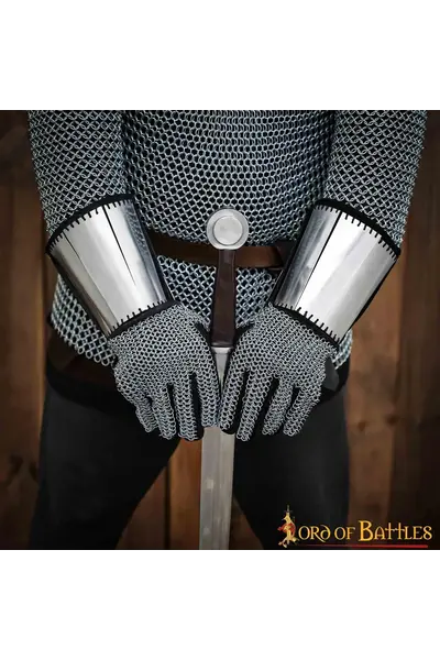 Ringbrynja handskar med stålskivor - Celtic Webmerchant