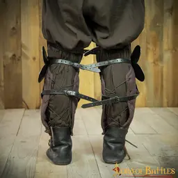 Armure de jambe du 15ème siècle avec rondelles - Celtic Webmerchant