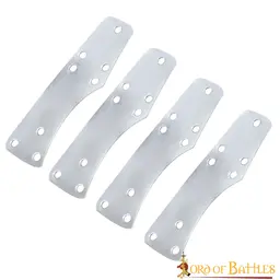 Armure écaille germanique, byzantine 8,5 x 2,5 cm, 100x - Celtic Webmerchant