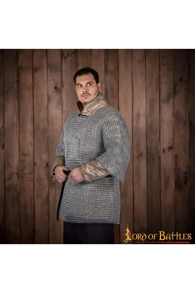 Haubergeon, noir, non riveté 10 mm - Celtic Webmerchant