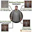 Haubergeon, svart, ej nitad 10 mm - Celtic Webmerchant