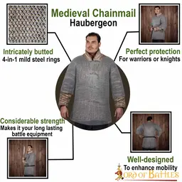 Haubergeon, ej nitad, galvaniserad 10 mm - Celtic Webmerchant
