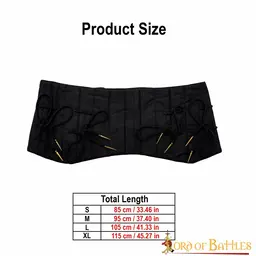 Mittelalterlicher Rüstungsgürtel, natürlich - Celtic Webmerchant