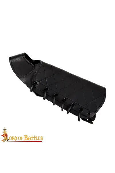 Archer Bracer höger hand, svart - Celtic Webmerchant