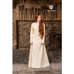 Robe médiévale Elisa, blanc - Celtic Webmerchant