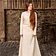 Burgschneider Medieval kjole Elisa, hvid - Celtic Webmerchant