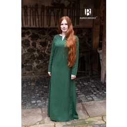 Medeltida klänning Elisa, grön - Celtic Webmerchant