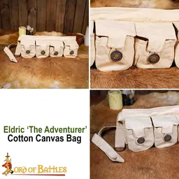 Adventurer bag Eldric, natural - Celtic Webmerchant