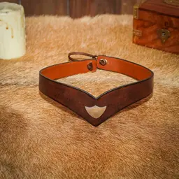 Læder Crown Finwe, Brown - Celtic Webmerchant