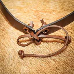 Læder Crown Finwe, Brown - Celtic Webmerchant