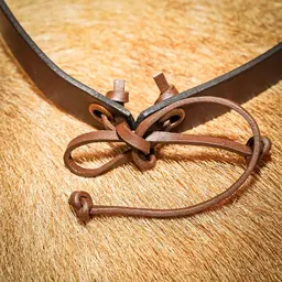 Leather crown Finwe, brown - Celtic Webmerchant