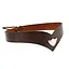 Leather crown Finwe, brown - Celtic Webmerchant