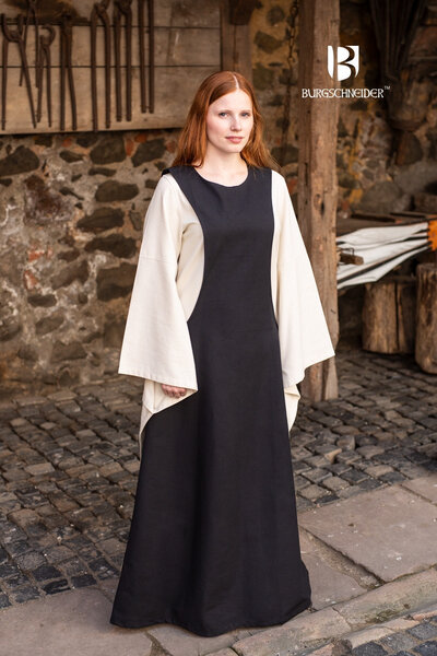 Surcotte Isabella, zwart - Celtic Webmerchant