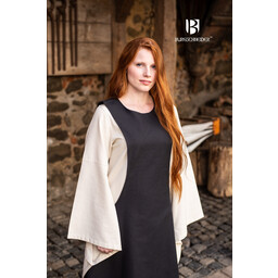 Surcotte Isabella, svart - Celtic Webmerchant