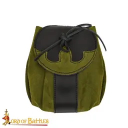 Bolso de cuero Barbarian, verde - Celtic Webmerchant