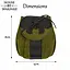 Sac en cuir Barbarian, vert - Celtic Webmerchant