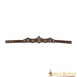 Leather crown Aldon, brown - Celtic Webmerchant