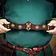 Couronne en cuir Aldon, marron - Celtic Webmerchant