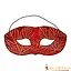 Leather mask Nessa, red - Celtic Webmerchant