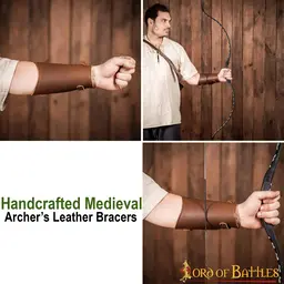 Leather bracer Daelgor, right hand - Celtic Webmerchant