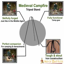 Medieval tripod 120 cm - Celtic Webmerchant