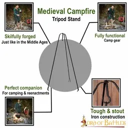 Tripode médiéval 120 cm - Celtic Webmerchant