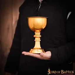 Medieval brass chalice - Celtic Webmerchant