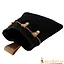 Medieval pouch Amelyn, black - Celtic Webmerchant