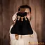 Mittelalterlicher Beutel Amelyn, Schwarz - Celtic Webmerchant