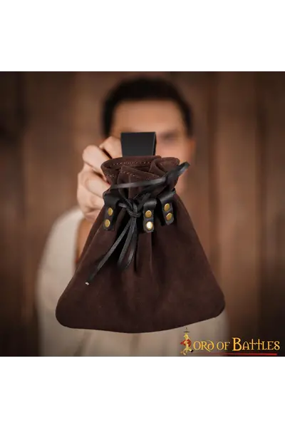 Bolsa medieval amelyn, marrón - Celtic Webmerchant