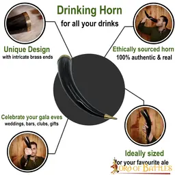 Drinking horn with Celtic knots - Celtic Webmerchant