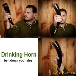 Drinking horn with Celtic knots - Celtic Webmerchant