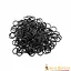 1 kg Kettenhemdringe, unvernietete, schwarz, 10 mm - Celtic Webmerchant