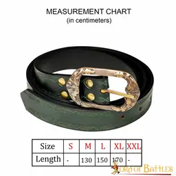 Ranger belt, green - Celtic Webmerchant