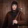 Lord of Battles Capuche de mailles, noire, anneaux ronds non rivetés - Celtic Webmerchant