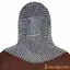 Chainmail coif, galvanized, unriveted round rings - Celtic Webmerchant