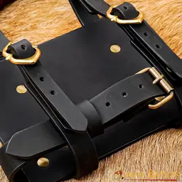 Skórzany uchwyt na pasek, brązowy - Celtic Webmerchant