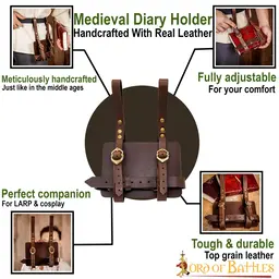 Skórzany uchwyt na pasek, brązowy - Celtic Webmerchant