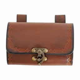 Sac de potion magique avec 4 bouteilles, marron - Celtic Webmerchant