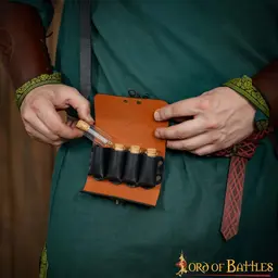 Borsa di pozione magica con 4 bottiglie, verde - Celtic Webmerchant